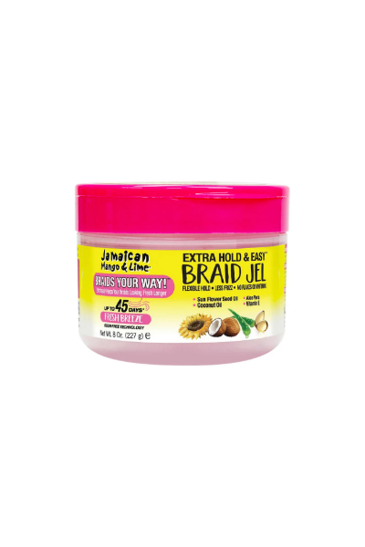 Jamaican Mango &amp; Lime Extra Hold &amp; Easy Braid Jel 4oz