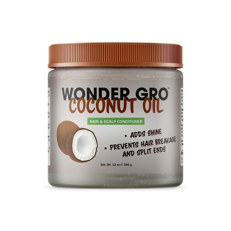 Wonder Gro Coconut Oil Hair &amp; Scalp Conditioner 12oz