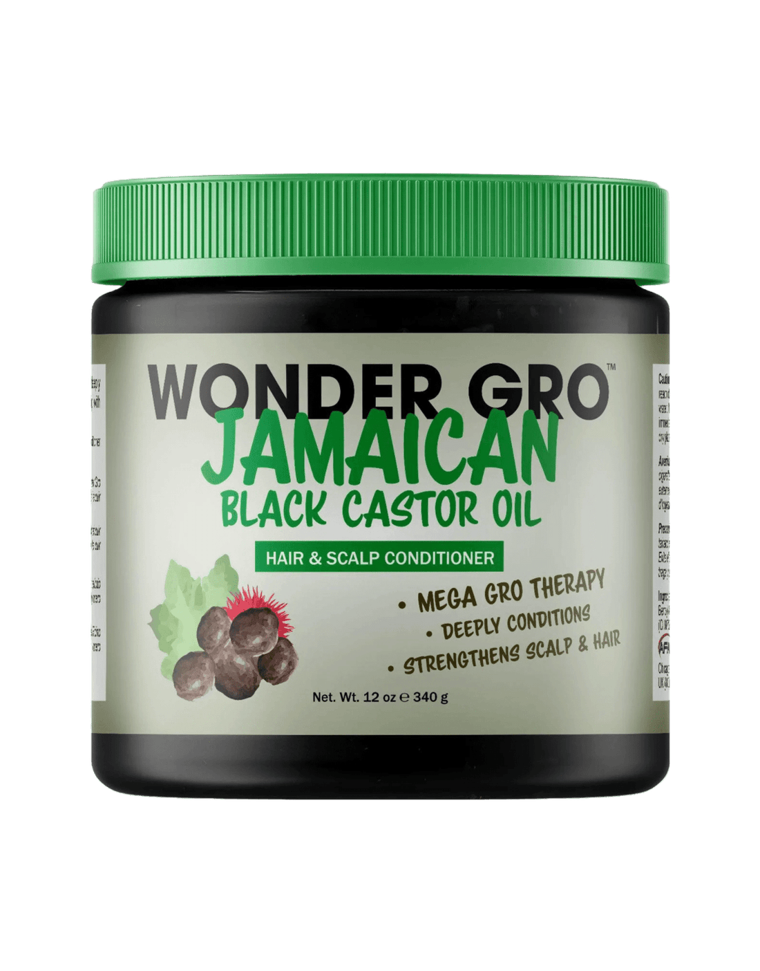 Wonder Gro Jamaican Black Castor Oil Hair & Scalp Conditioner 12oz