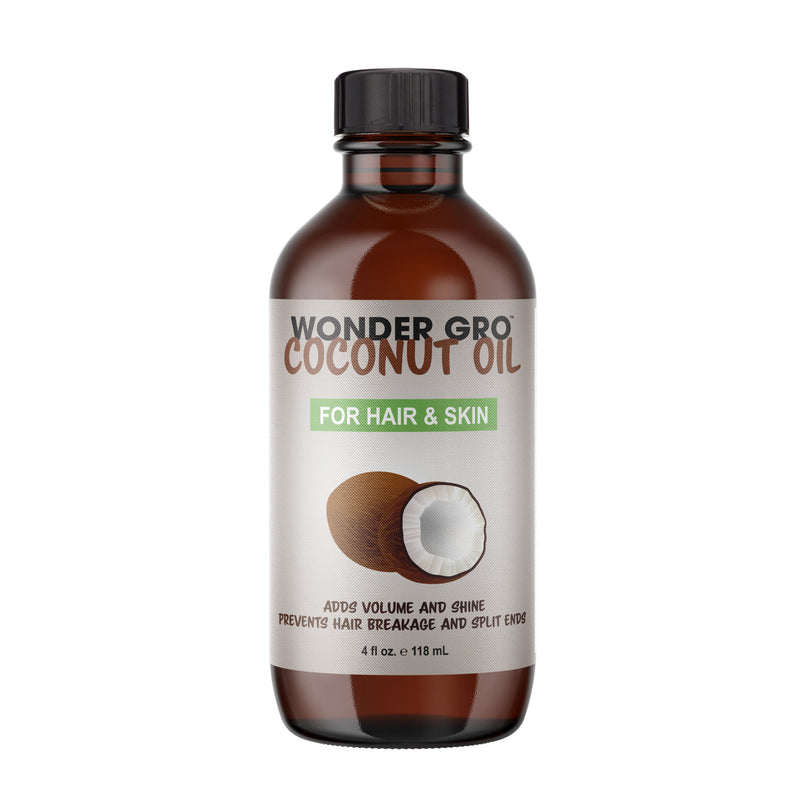 Wonder Gro Coconut Oil for Hair &amp; Skin 4oz