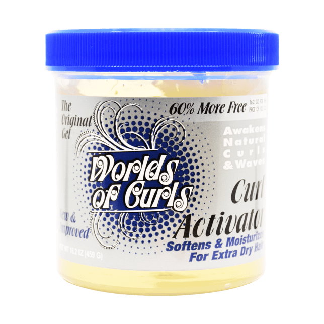 Worlds of Curls Curl Activator Gel for Extra Dry Hair 32oz