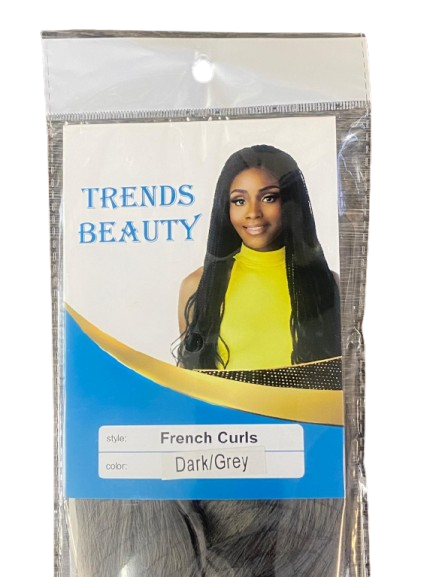 TRENDS FRENCH CURLS DARK/GREY