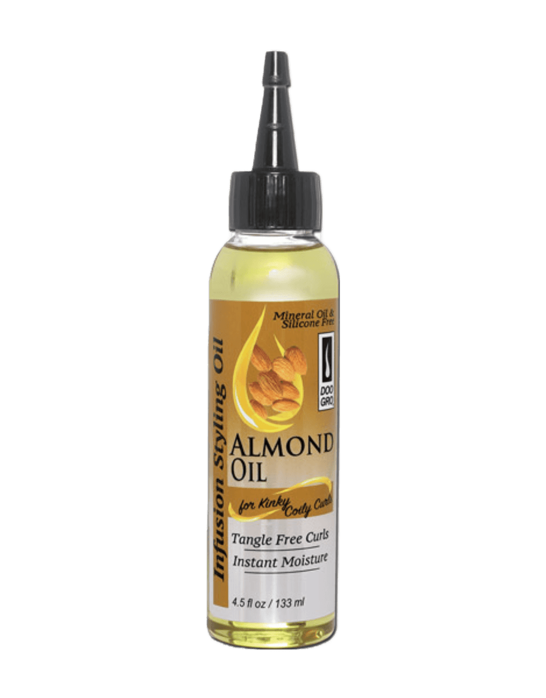 Doo Gro Infusion Styling Oil with Almond Oil for Kinky Coily Curls 4.5oz