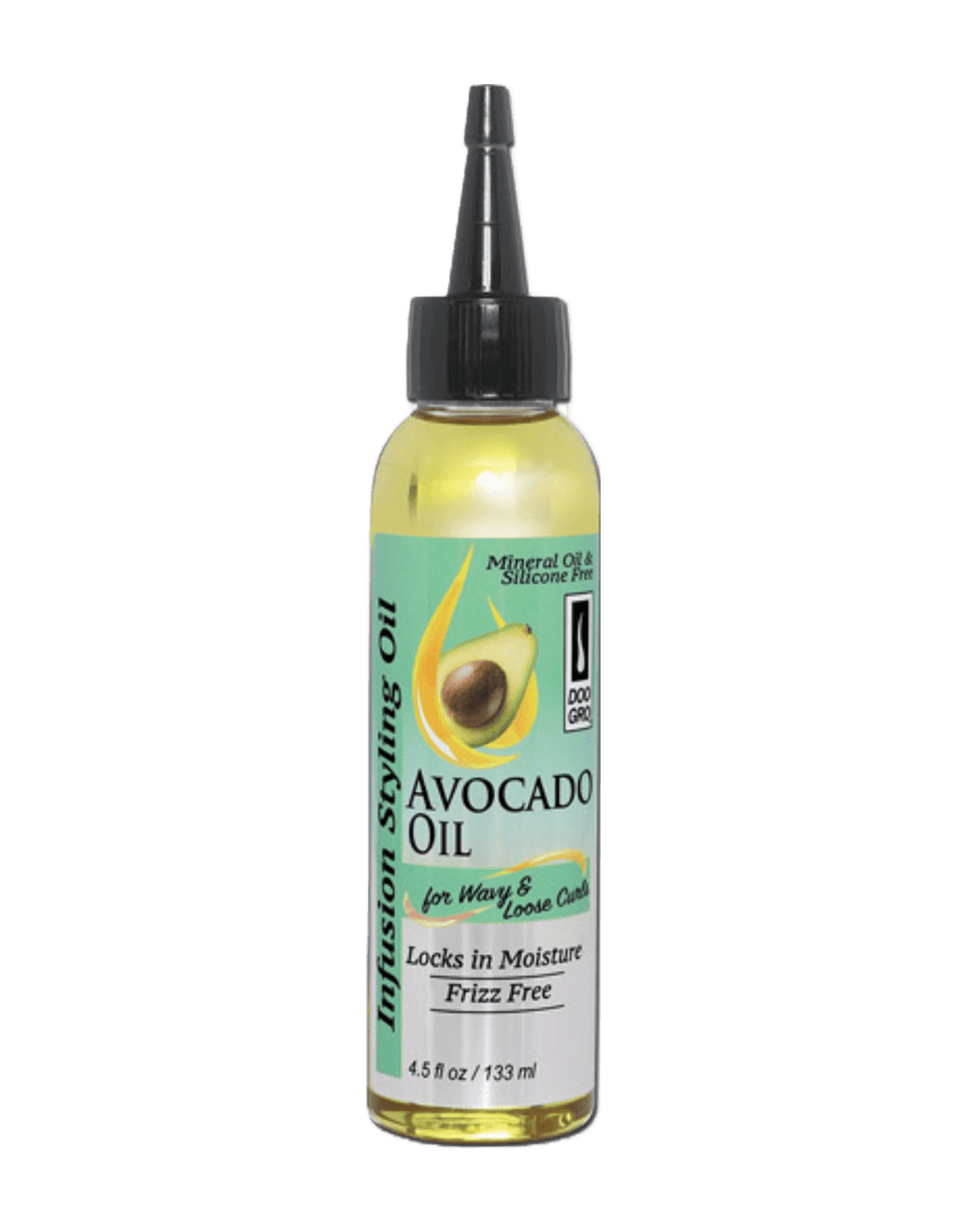 Doo Gro Infusion Styling Oil with Avocado Oil for Wavy & Loose Curls 4.5oz