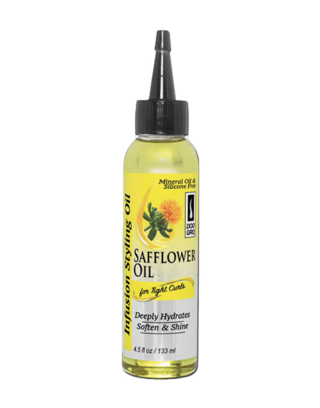 Doo Gro Infusion Styling Oil with Safflower Oil for Tight Curls 4.5oz