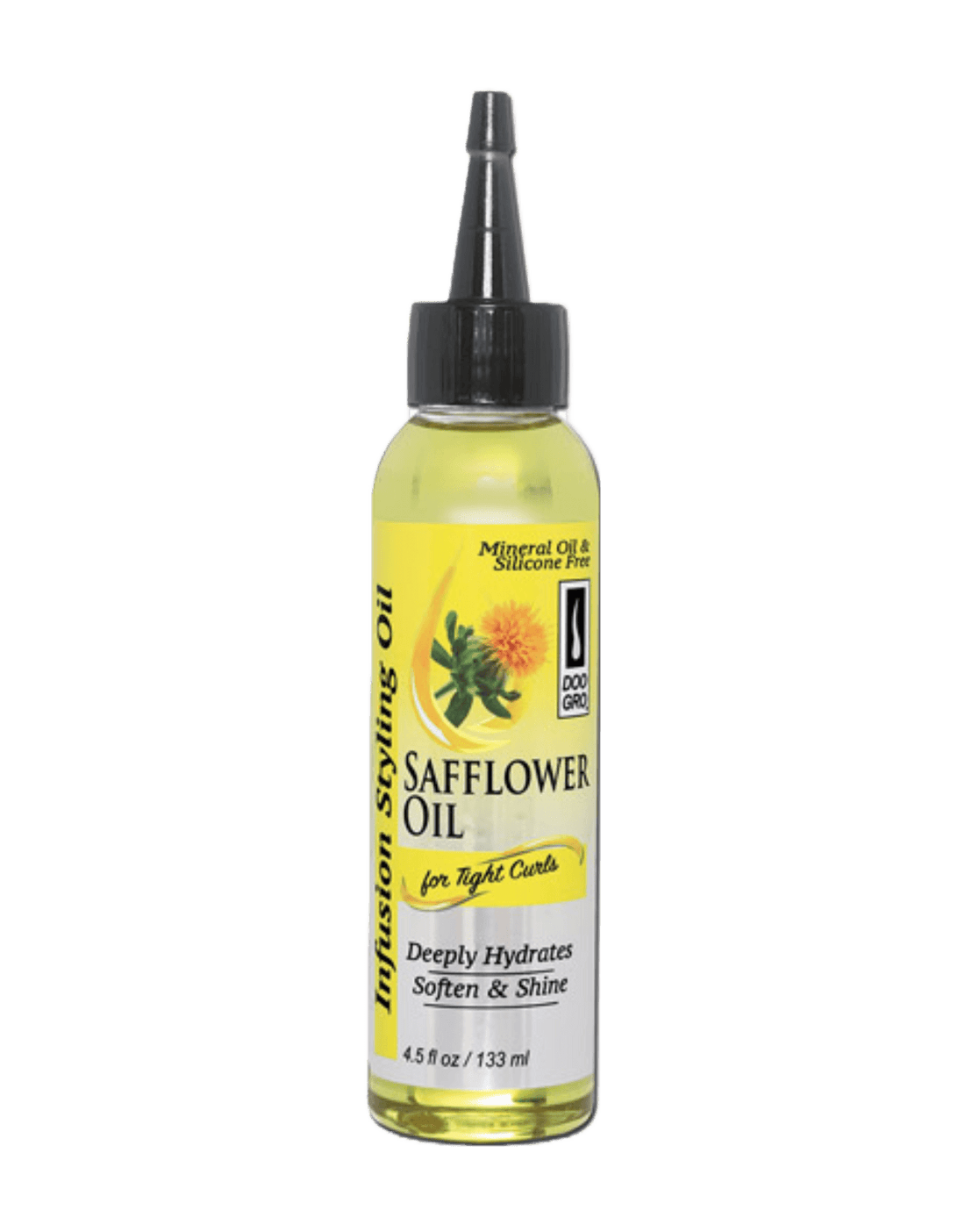 Doo Gro Infusion Styling Oil with Safflower Oil for Tight Curls 4.5oz