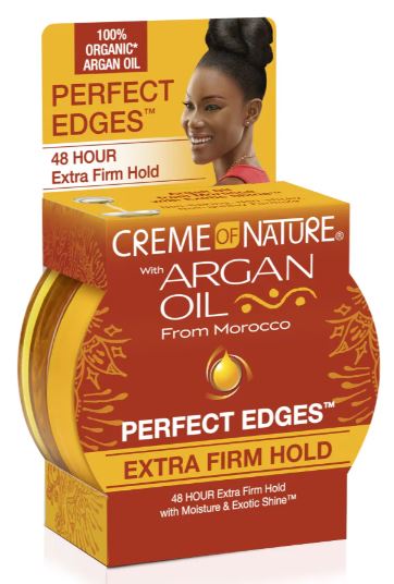 Creme of Nature Argan Oil Perfect Edges Extra Firm Hold Edge Control 2.25oz