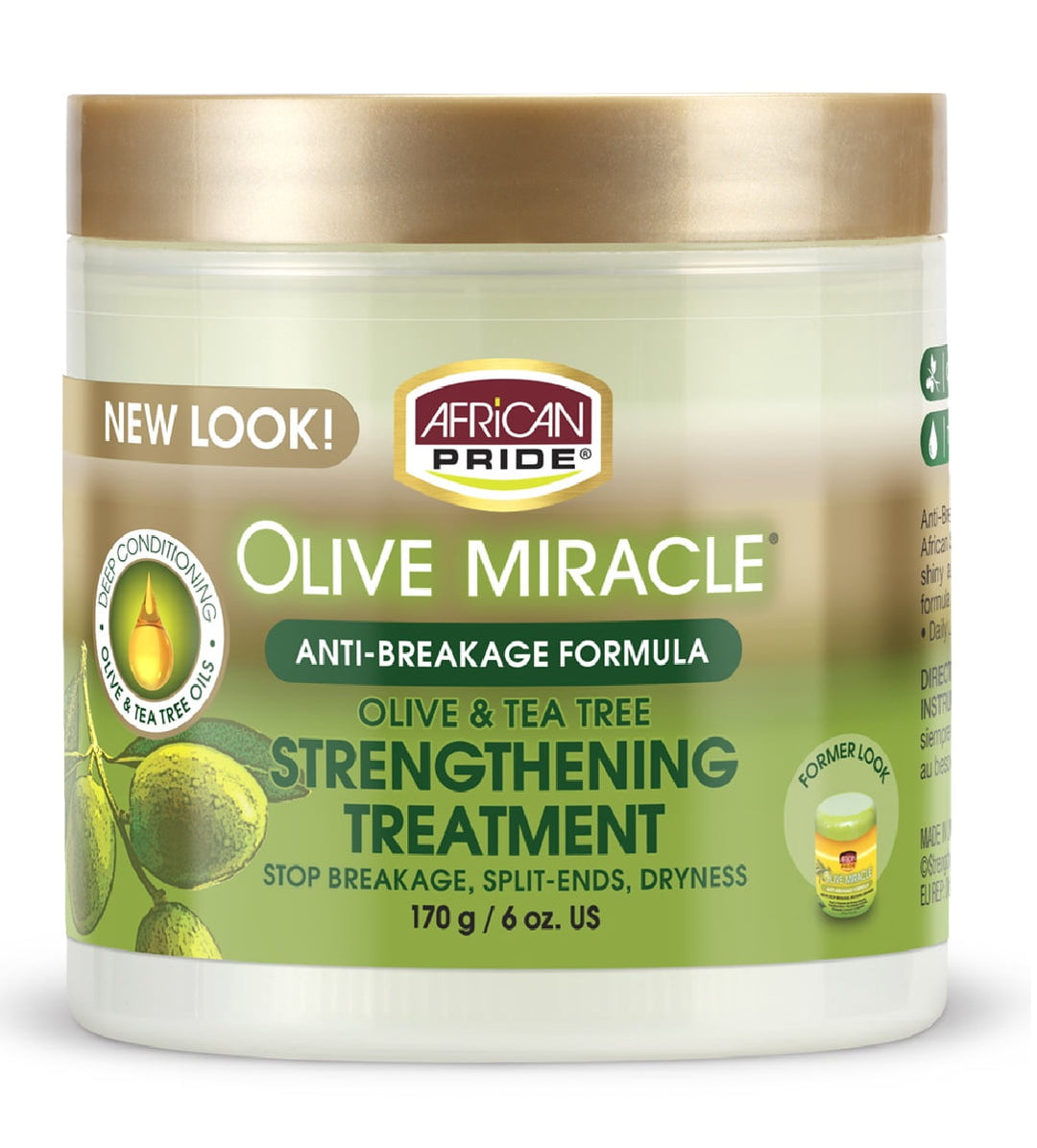 African Pride Olive Miracle Anti-Breakage Hair Creme 6oz
