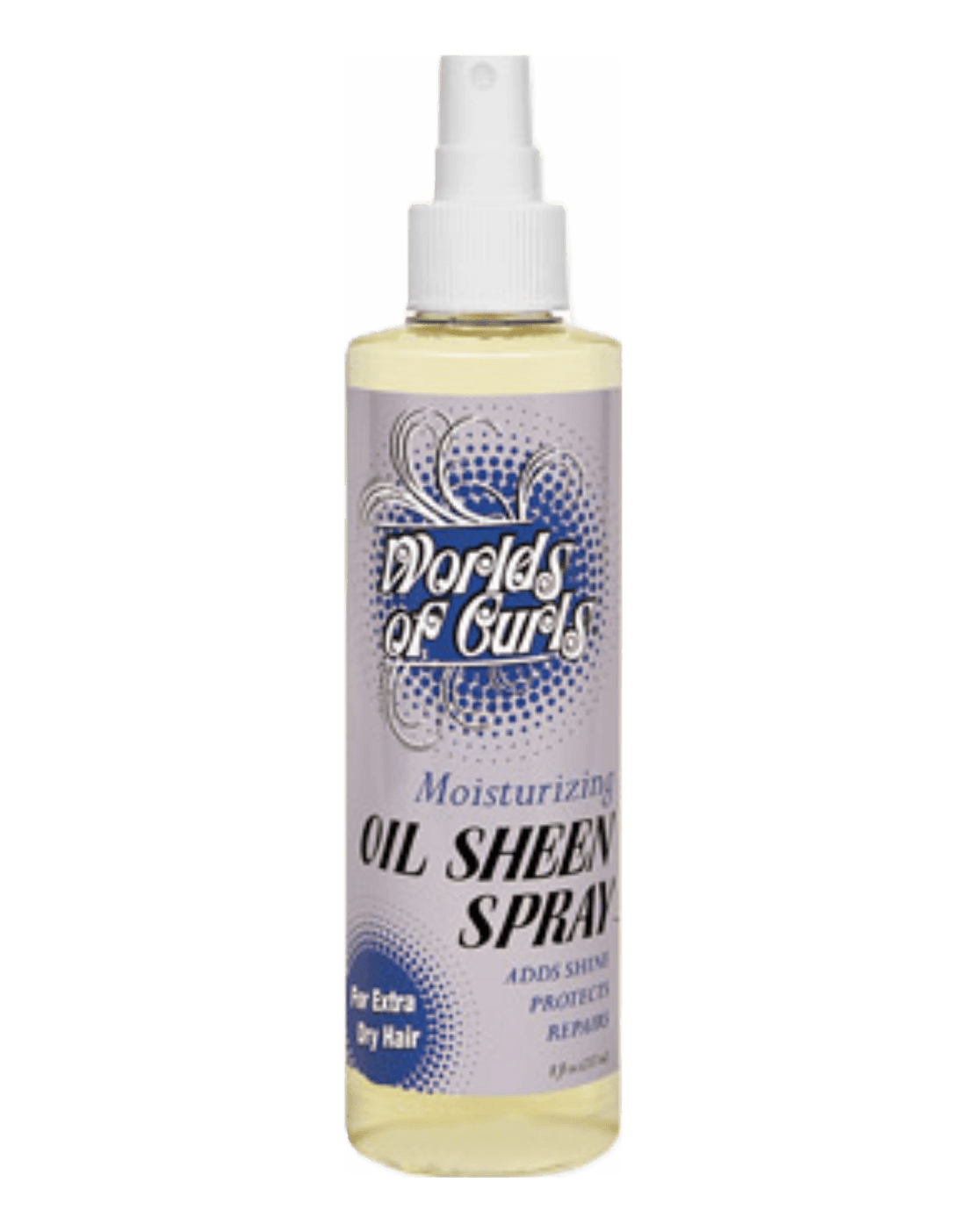 Worlds of Curls Comb Out Conditioner & Oil Sheen Spray for Extra Dry Hair 8oz