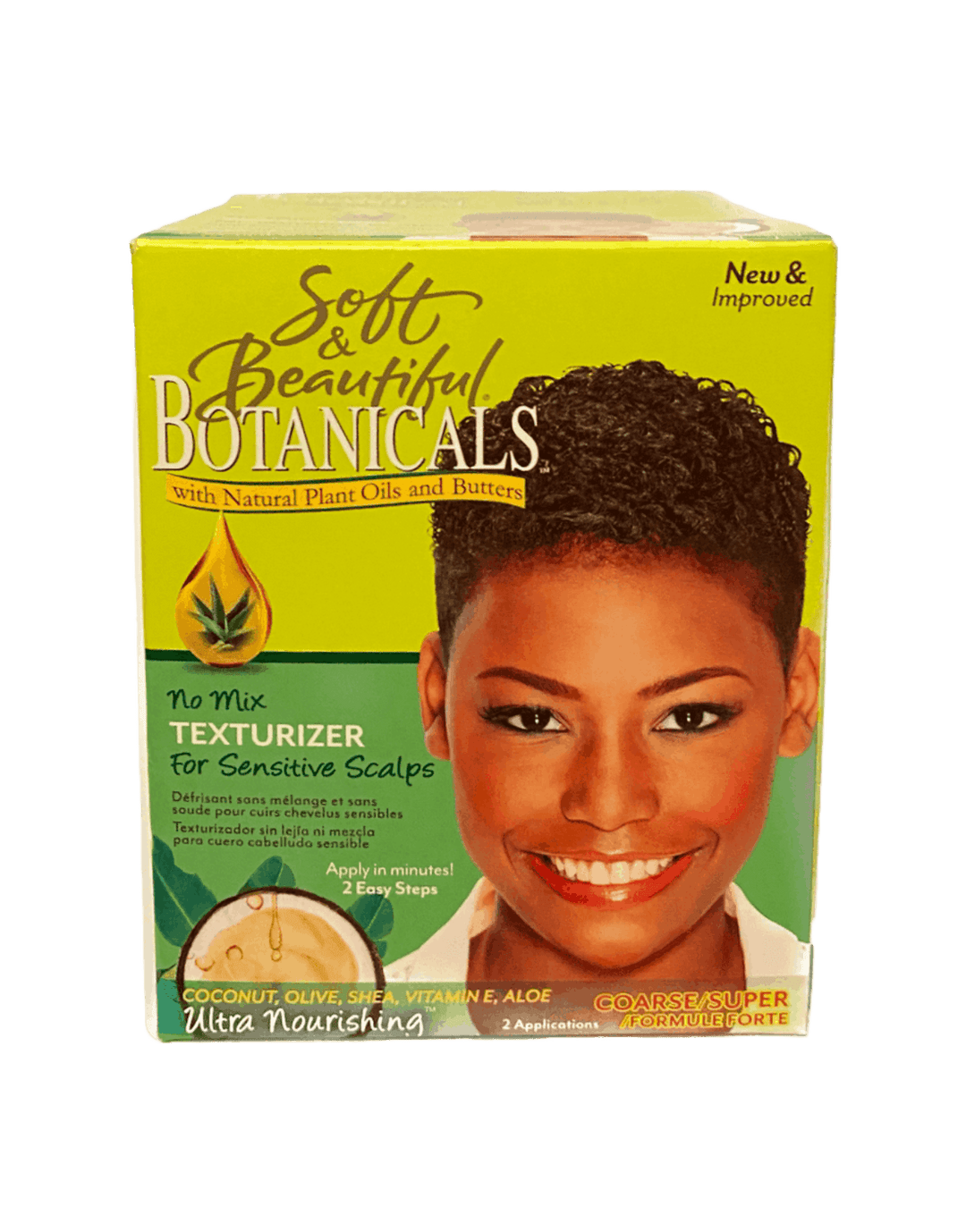 Soft &amp; Beautiful Botanicals No-Mix Texturizer Kit Coarse 2 Application