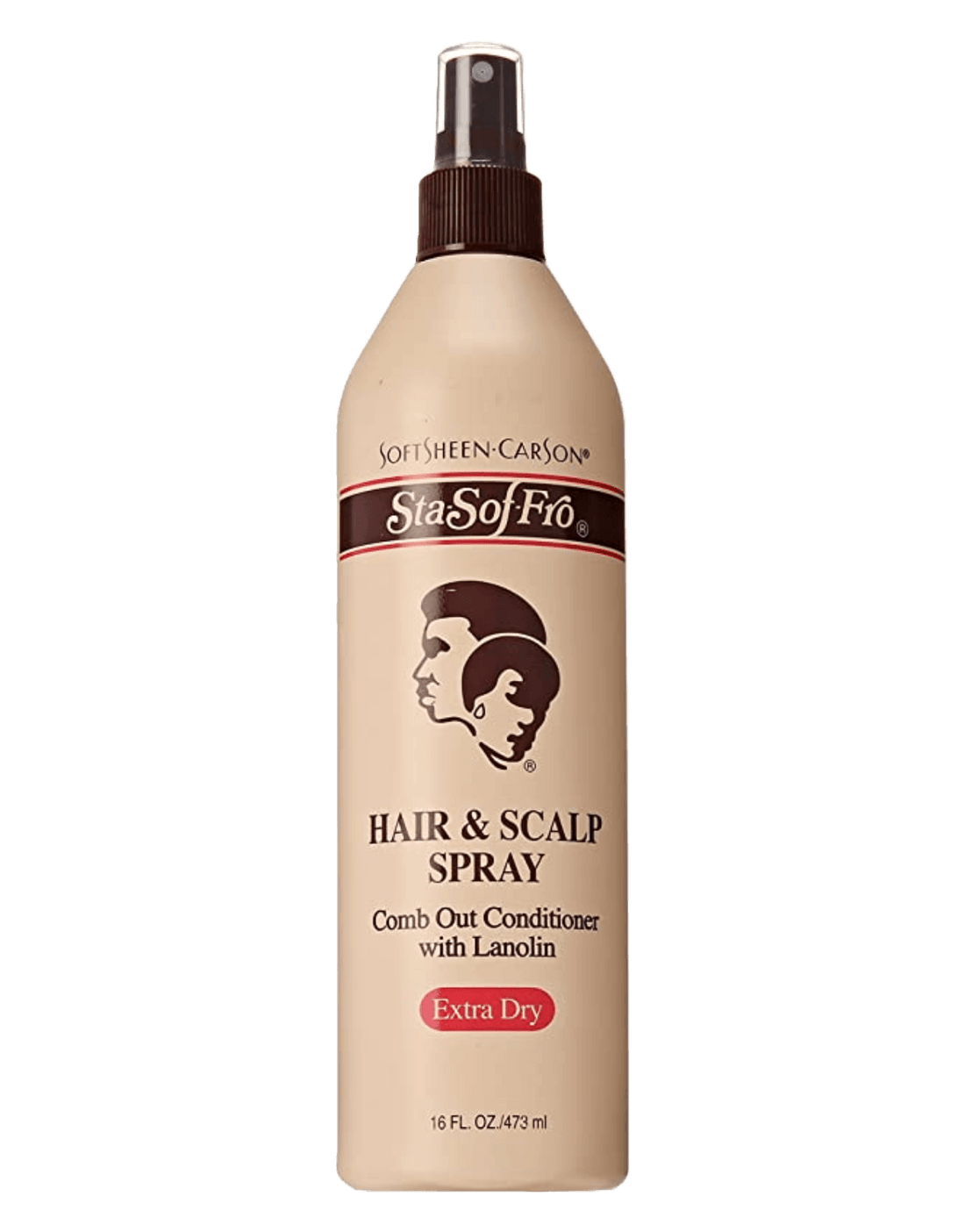 SoftSheen-Carson Sta-Sof-Fro Hair & Scalp Spray Comb Out Conditioner Extra Dry 16oz