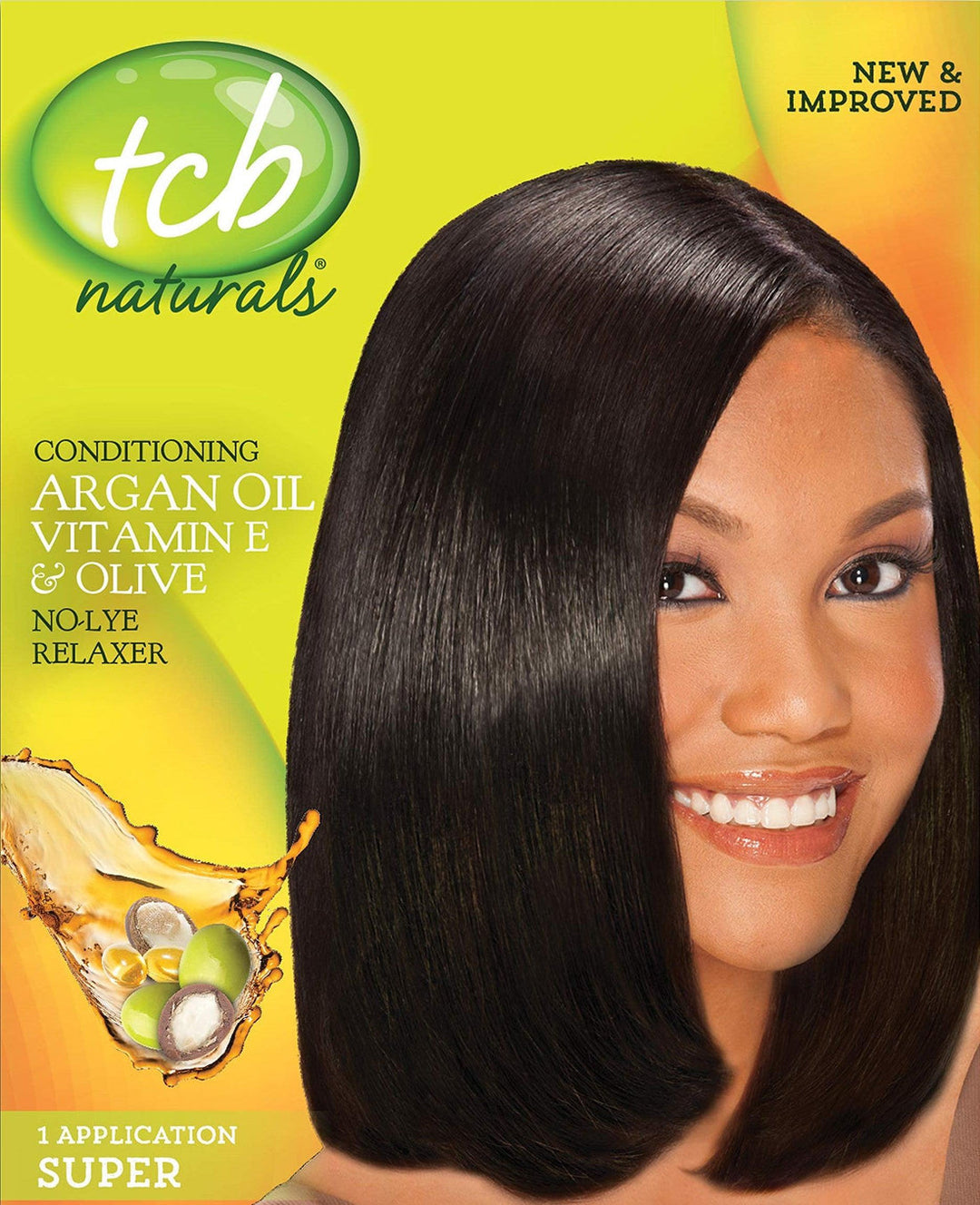 TCB Naturals Olive Oil No-Lye Relaxer Kit Super