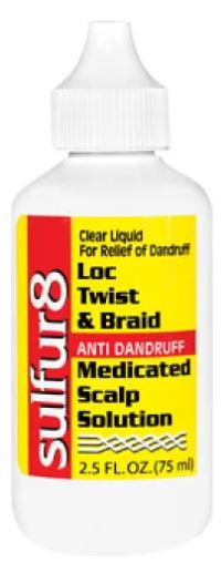Sulfur8 Loc Twist &amp; Braid Medicated Scalp Solution 2.5oz