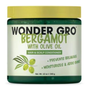 Wonder Gro Bergamot Hair &amp; Scalp Conditioner with Olive Oil 12oz