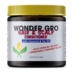 Wonder Gro Coconut &amp; Tar Oil Hair &amp; Scalp Conditioner 12oz