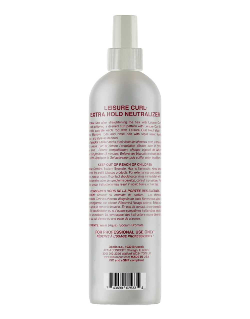 Leisure Curl - Extra Hold Neutrialiser