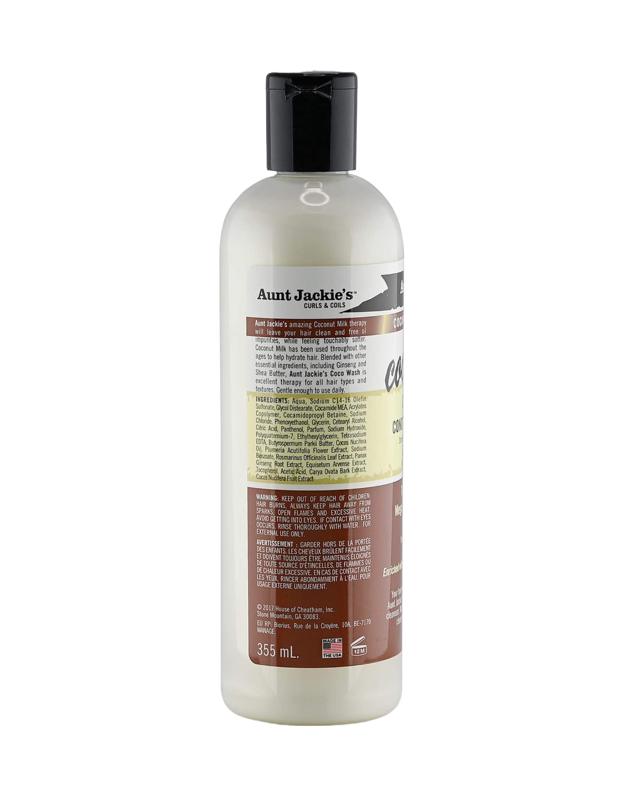 Aunt Jackie's Coconut Creme - Coco Wash Shampoo 12oz