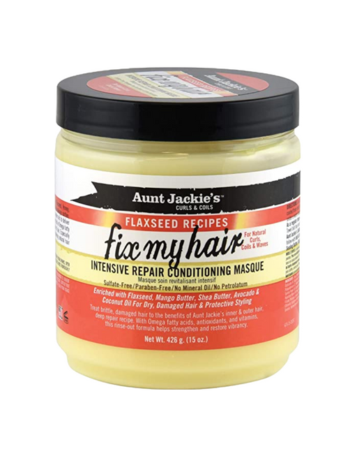 Aunt Jackie's Flaxseed - Fix My Hair Intensive Repair Conditioning Masque 15oz