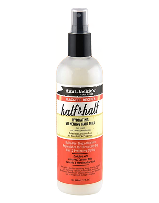 Aunt Jackie's Flaxseed - Half n Half Hydrating Silkening Hair Milk 12oz