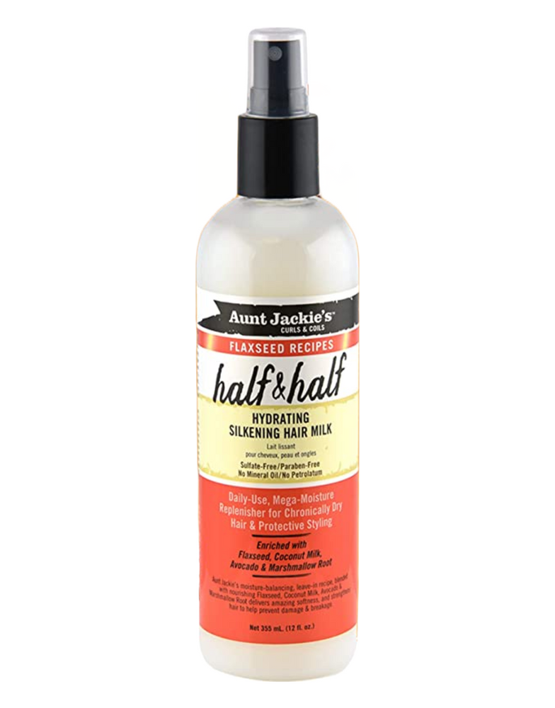Aunt Jackie's Flaxseed - Half n Half Hydrating Silkening Hair Milk 12oz