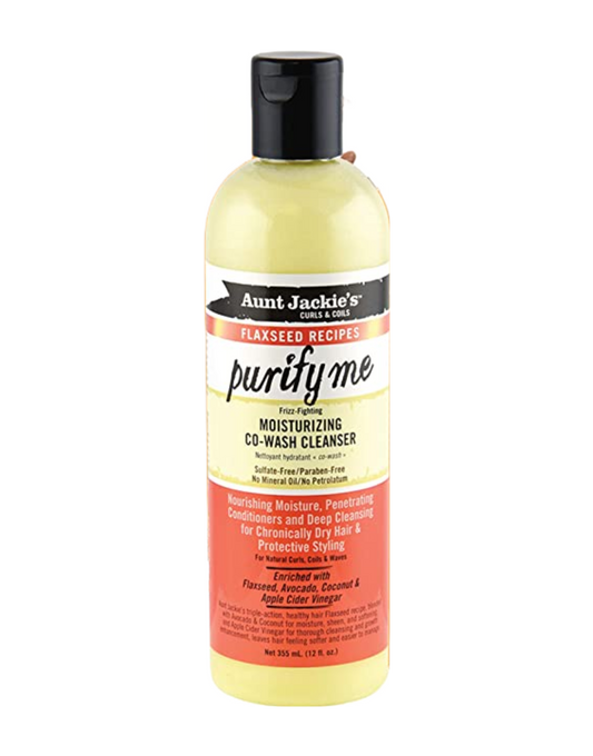 Aunt Jackie's Flaxseed - Purify Me Moisturizing Co-Wash Cleanser 12oz