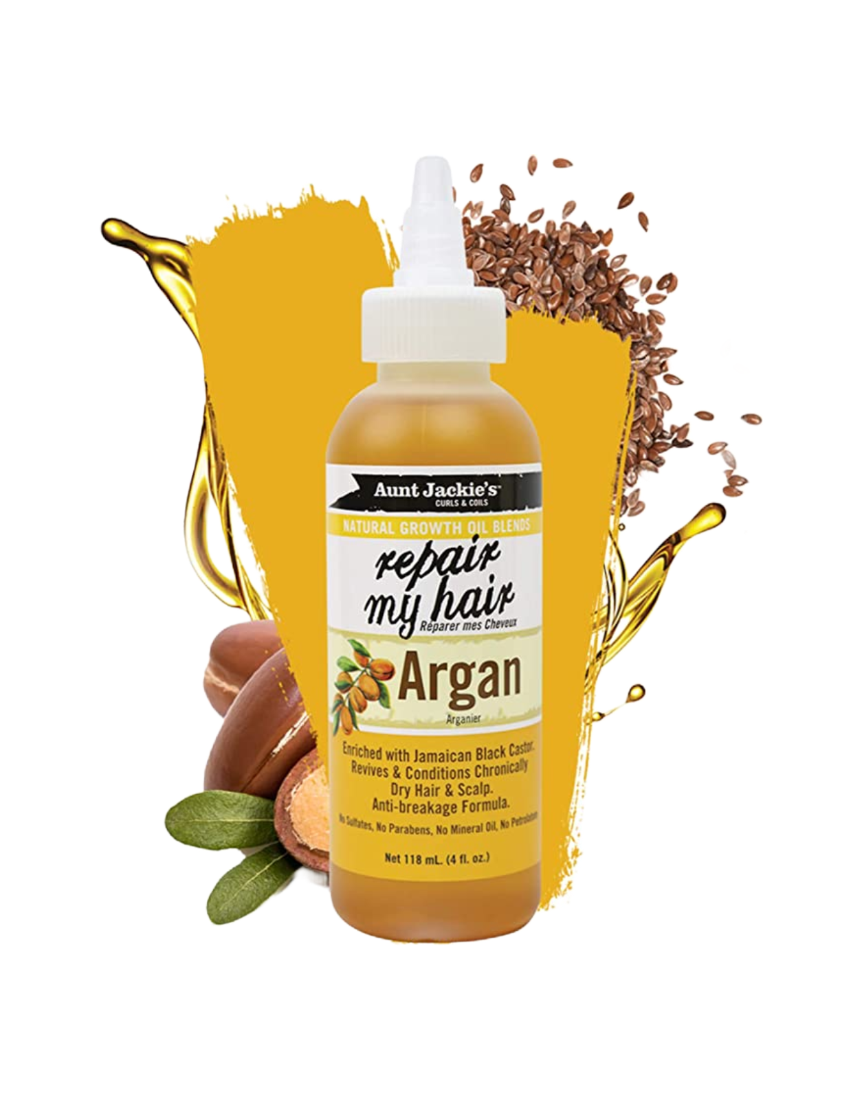 Aunt Jackie's Growth Oil - Repair My Hair Argan 4oz