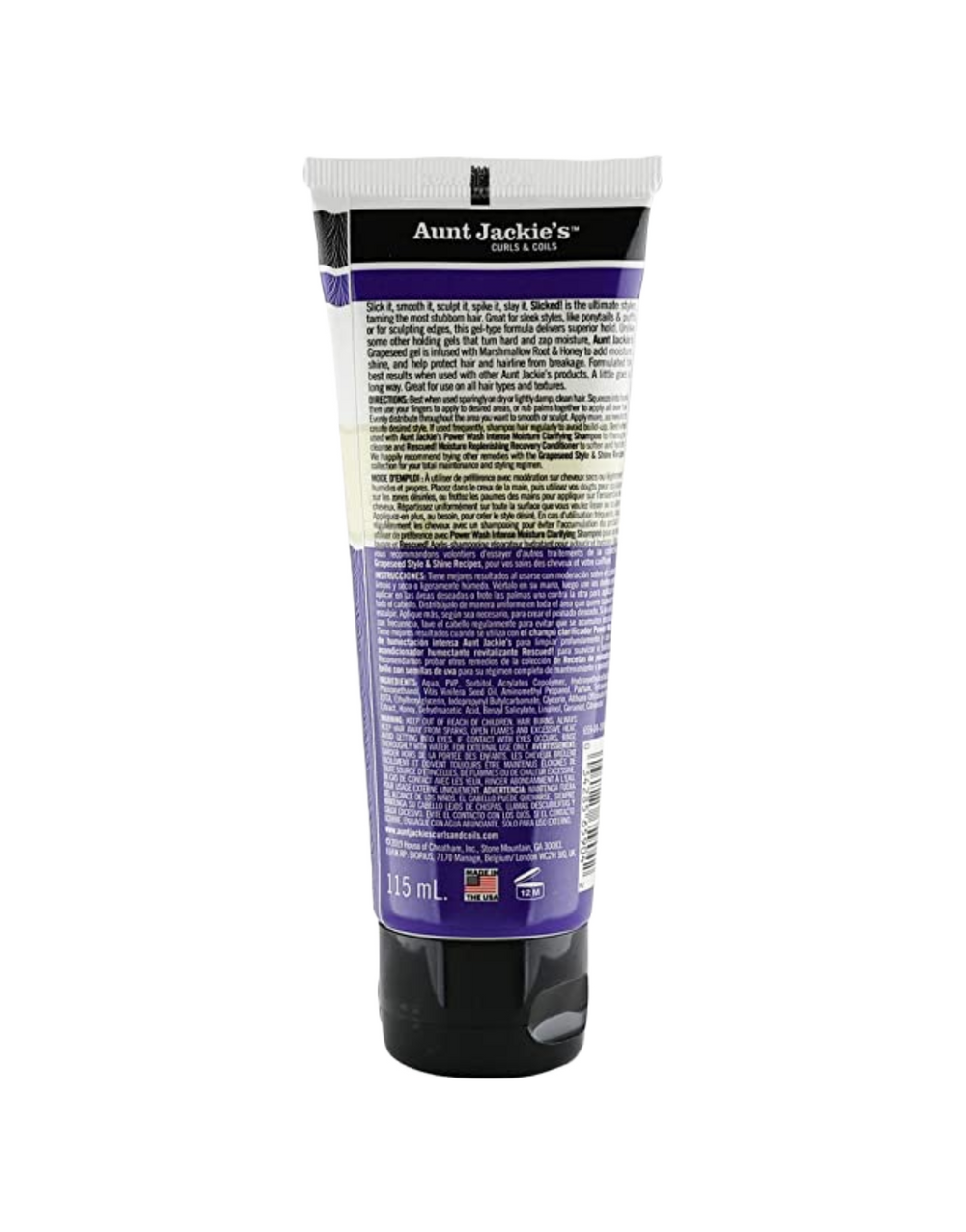 Aunt Jackie's Grapseed - Slicked! Styling Glue 4oz
