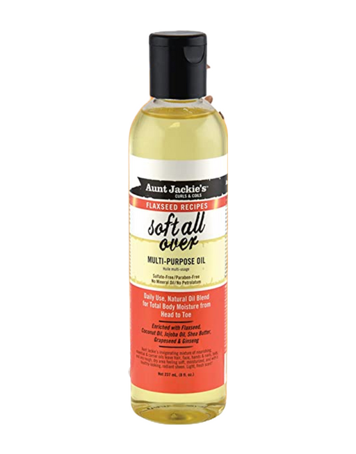 Aunt Jackie's Flaxseed - Soft All Over Multi-Purpose Oil 8oz