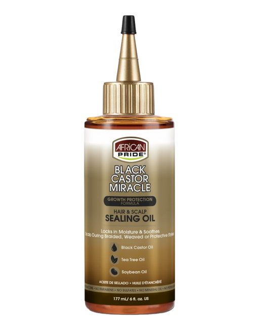 African Pride - Black Castor Miracle Hair & Scalp Sealing Oil 6oz