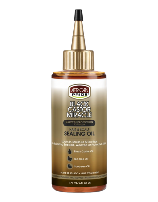 African Pride - Black Castor Miracle Hair & Scalp Sealing Oil 6oz