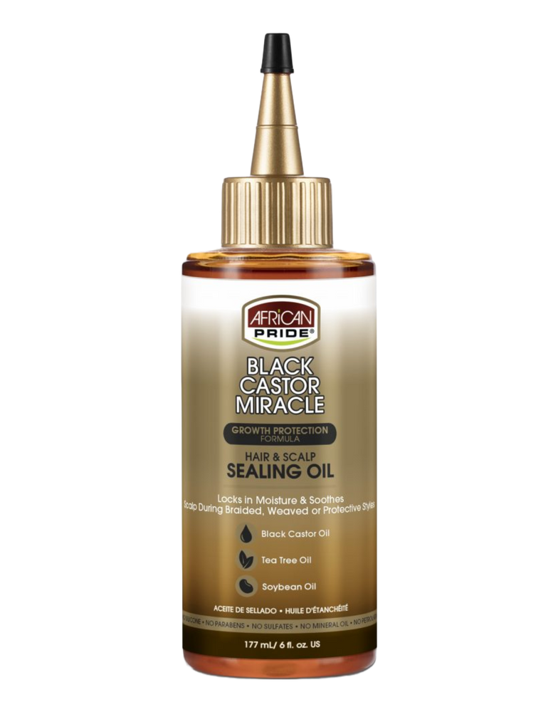 African Pride - Black Castor Miracle Hair & Scalp Sealing Oil 6oz