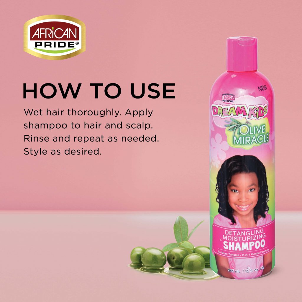 Dream Kids by African Pride - Olive Miracle Detangling Shampoo
