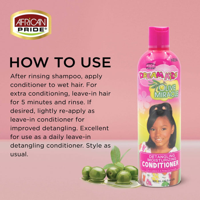 Dream Kids by African Pride - Olive Miracle Moisturiser Conditioner