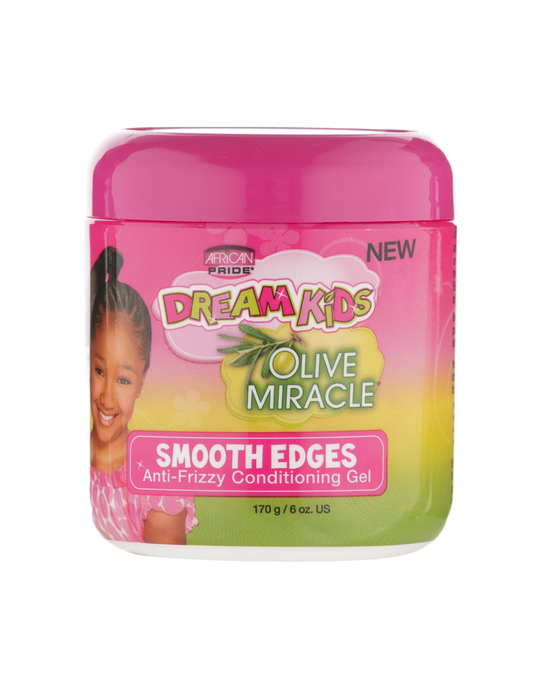 Dream Kids by African Pride - Olive Miracle Smooth Edges Anti-Frizzy Conditioning Gel