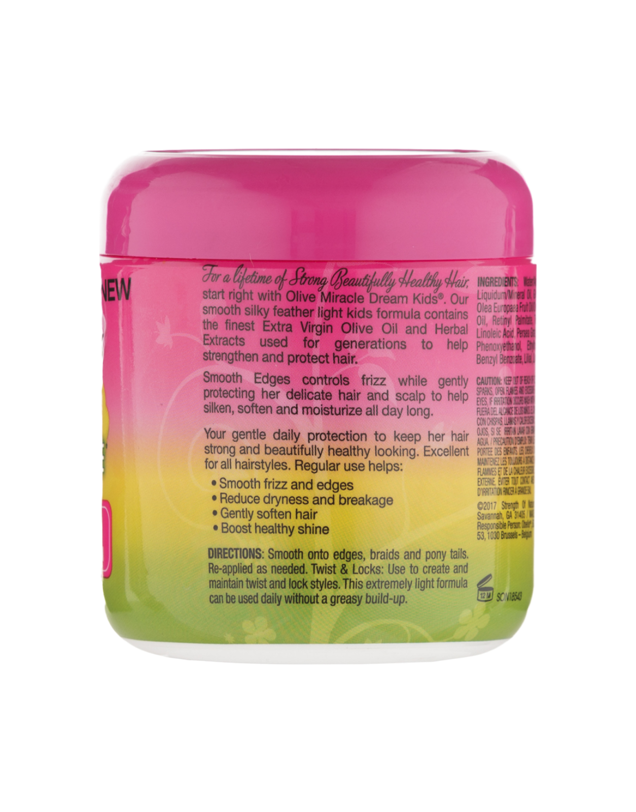 Dream Kids by African Pride - Olive Miracle Smooth Edges Anti-Frizzy Conditioning Gel