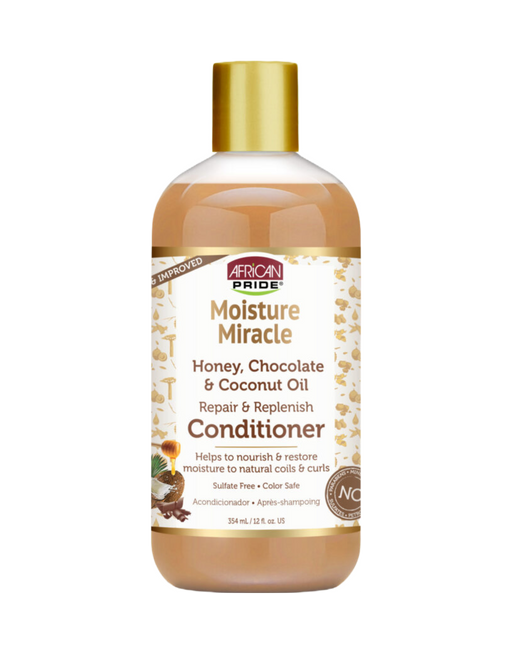 African Pride - Moisture Miracle Honey, Chocolate & Coconut Oil Conditioner 12oz