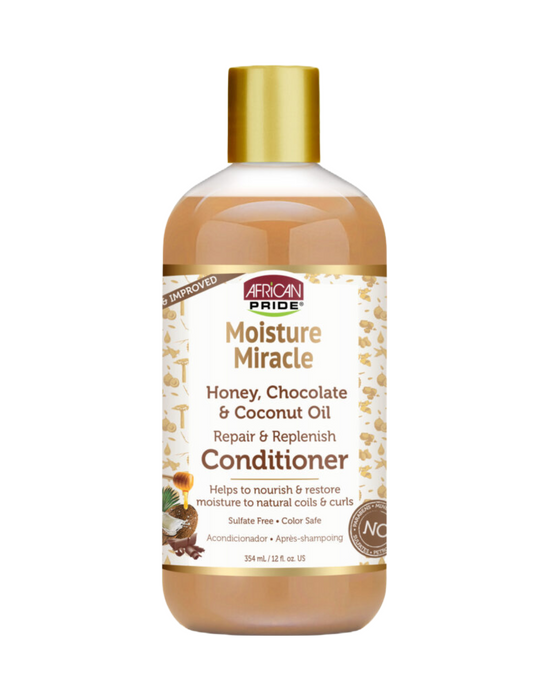 African Pride - Moisture Miracle Honey, Chocolate & Coconut Oil Conditioner 12oz