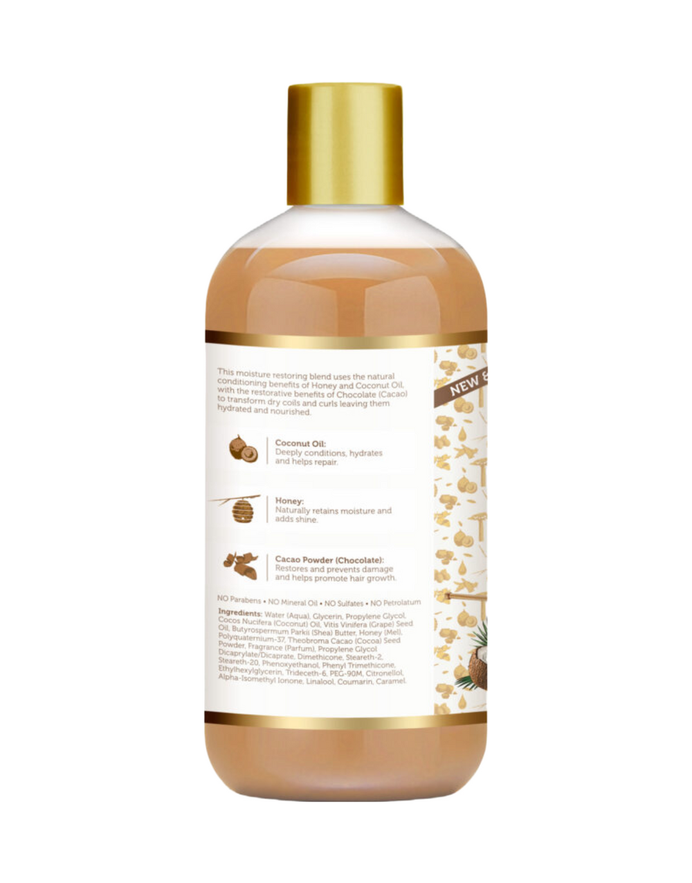 African Pride - Moisture Miracle Honey, Chocolate & Coconut Oil Conditioner 12oz