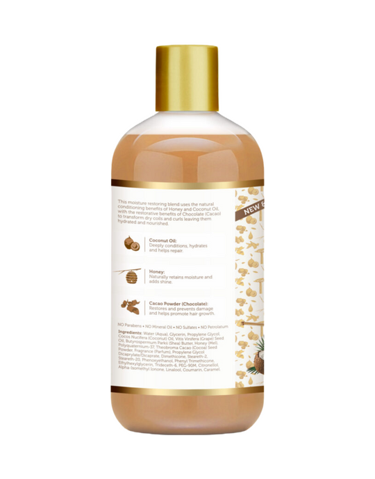 African Pride - Moisture Miracle Honey, Chocolate &amp; Coconut Oil Conditioner 12oz
