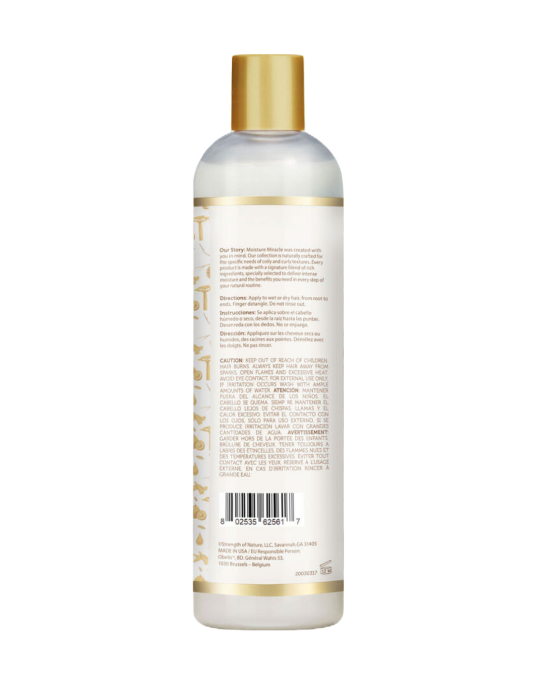 African Pride - Moisture Miracle Hydrate &amp; Renew Curl Milk &amp; Hair Detangler 12oz