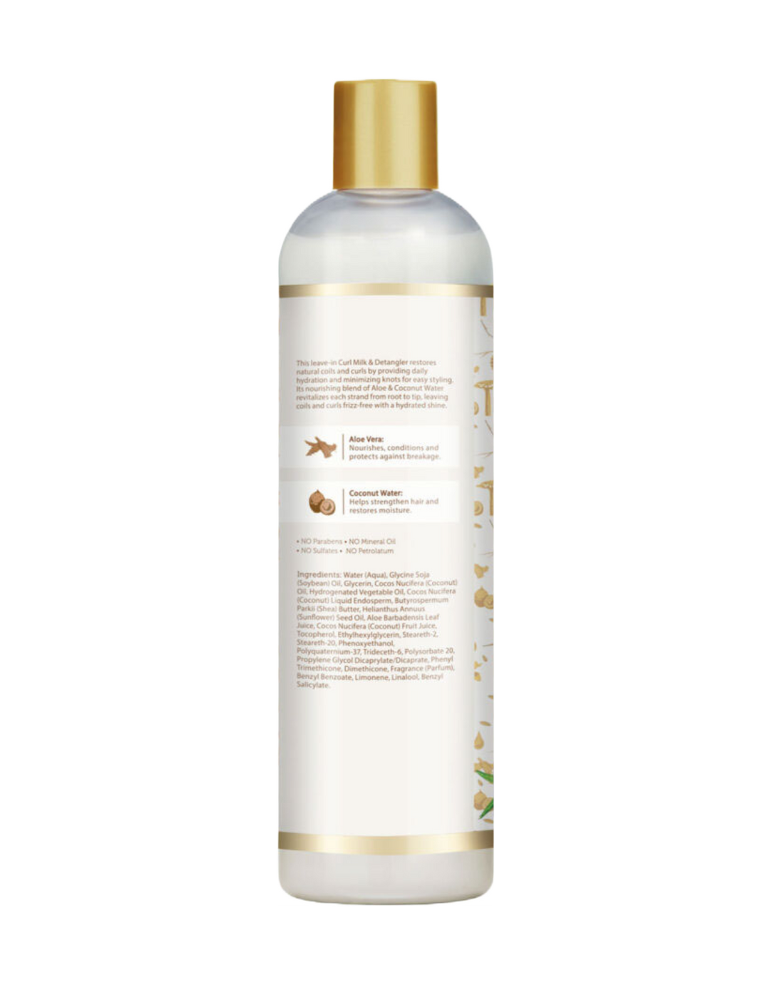 African Pride - Moisture Miracle Hydrate &amp; Renew Curl Milk &amp; Hair Detangler 12oz