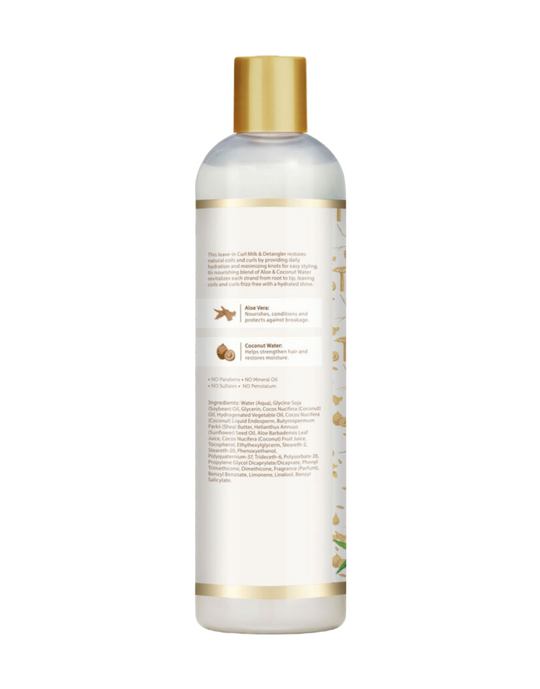 African Pride - Moisture Miracle Hydrate &amp; Renew Curl Milk &amp; Hair Detangler 12oz