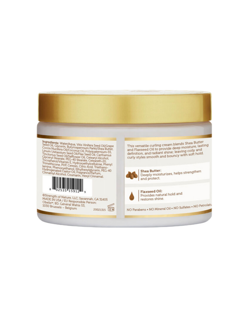 African Pride - Moisture Miracle Shea Butter & Flaxseed Oil Curling Cream 12oz