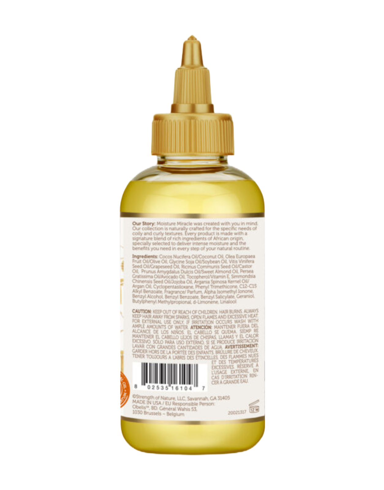 African Pride - Moisture Miracle 5 Essential Oil 4oz