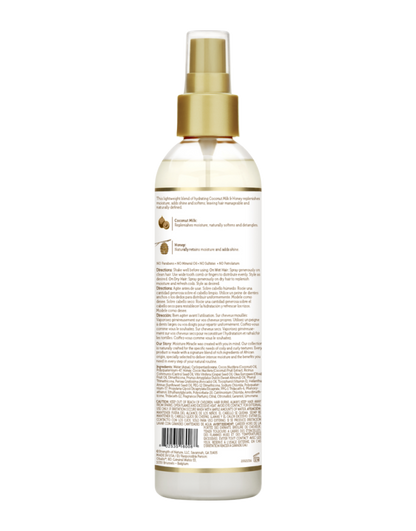 African Pride - Moisture Miracle Coconut Milk & Honey Leave-In Spray 8oz