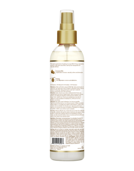 African Pride - Moisture Miracle Coconut Milk & Honey Leave-In Spray 8oz