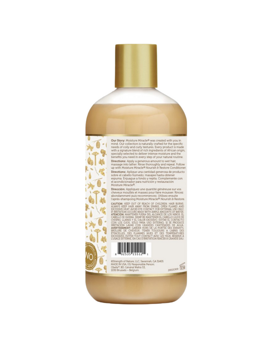 African Pride - Moisture Miracle Honey &amp; Coconut Oil Shampoo 12oz