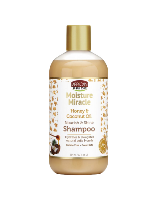 African Pride - Moisture Miracle Honey & Coconut Oil Shampoo 12oz