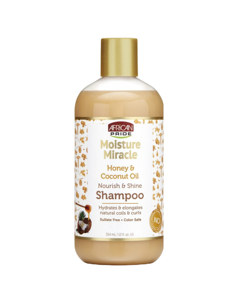 African Pride - Moisture Miracle Honey & Coconut Oil Shampoo 12oz
