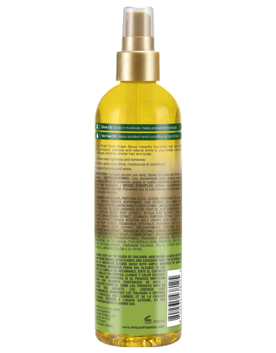 African Pride - Olive Miracle Braid Sheen Spray 12oz